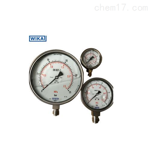 威卡 (WIKA) 壓力表型號 111.10, 111.12